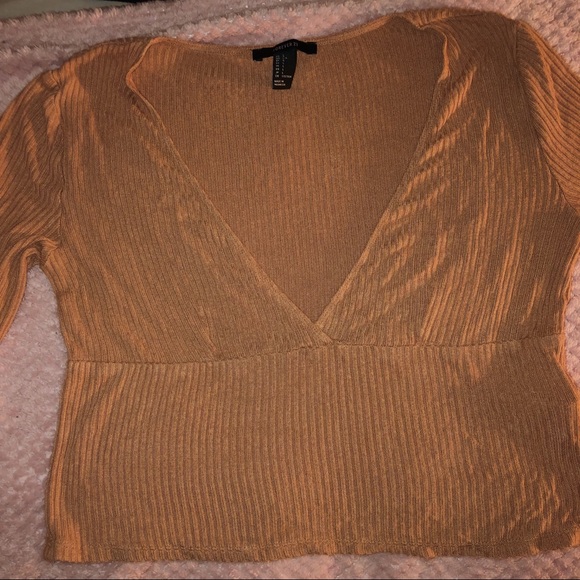 Tan open front long sleeve - Picture 2 of 4